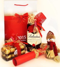 Подарочный пакетный набор с Ballantines