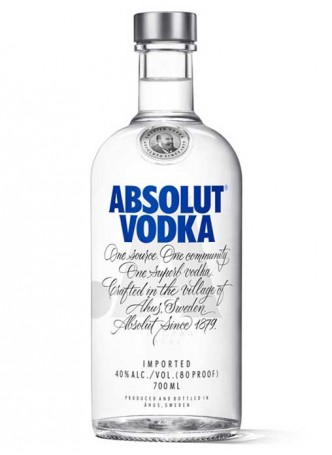 Водка Absolut Blue